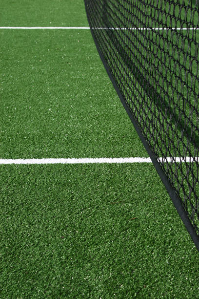 Construction d'un court de tennis en gazon synthétique à Cannes