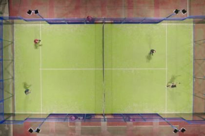 Construction d'un court de tennis en gazon synthétique à Antibes