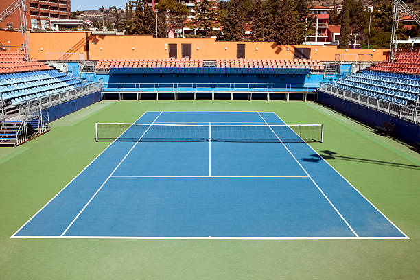 Construction d'un terrain de tennis à Aix-en-Provence