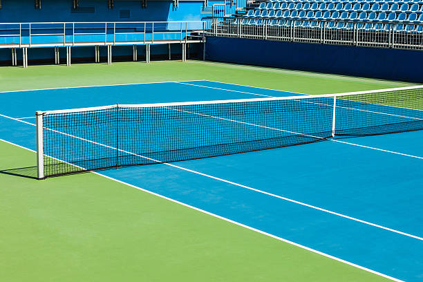 Construction d'un court de tennis à Nice