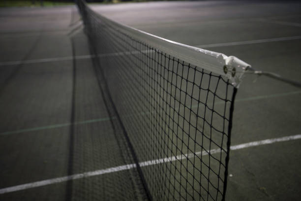 Construction d'un court de tennis en béton poreux à Cannes